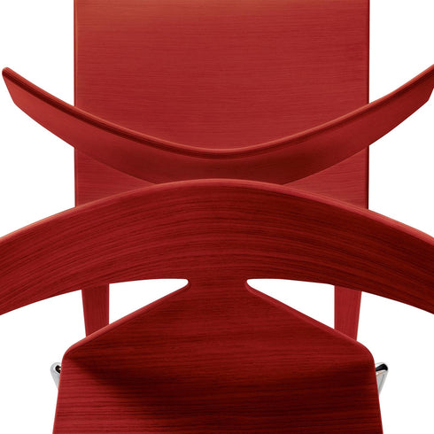 Saya Chair With Skid Legs